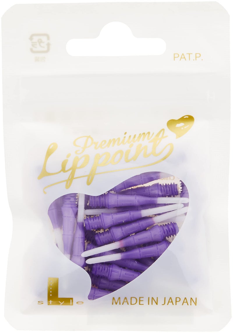 إل ستايل نصائح رمي السهام من LSTYLE: قلم شفاه ممتاز - نقاط رمي السهام ذات طرف ناعم - خيط 2BA - لونين أرجوانيين - Image 2